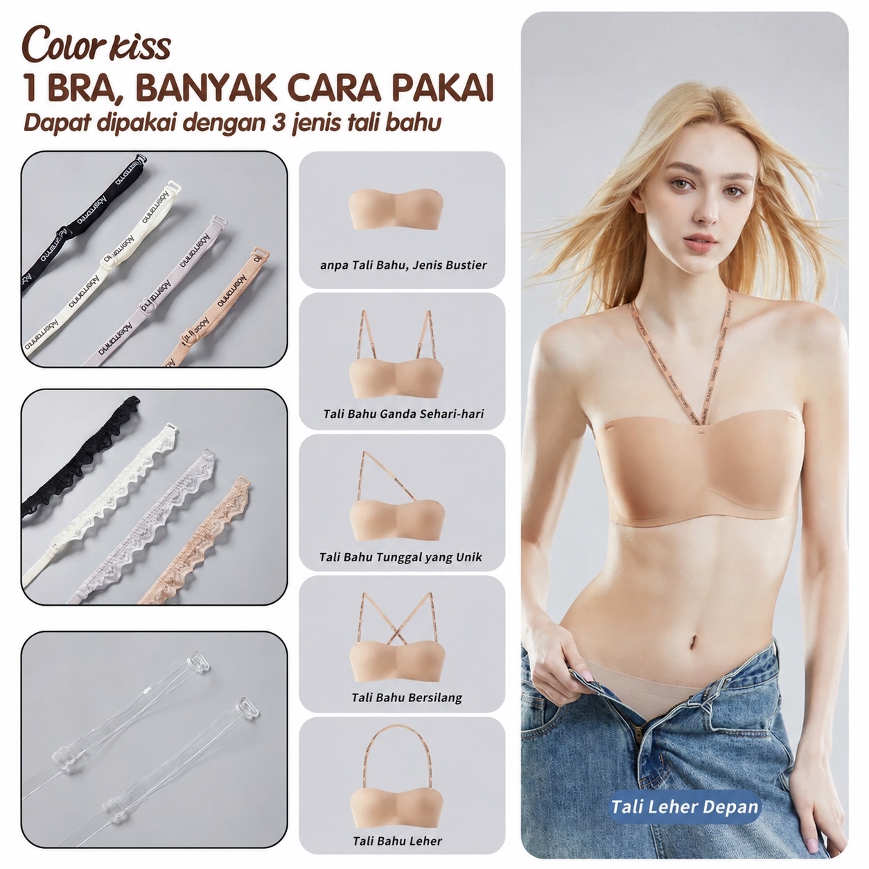 Bra Strapless Multiway — Color Kiss